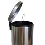 سطل زباله پدالی  تمام استیل سرکوله 20لیتر - تصویر 6